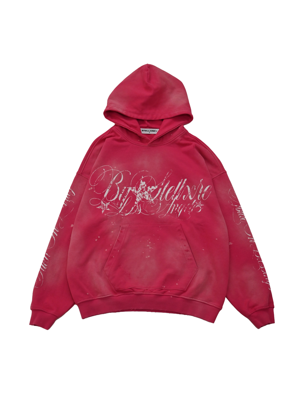 Celestial Washed Hoodie - Pink