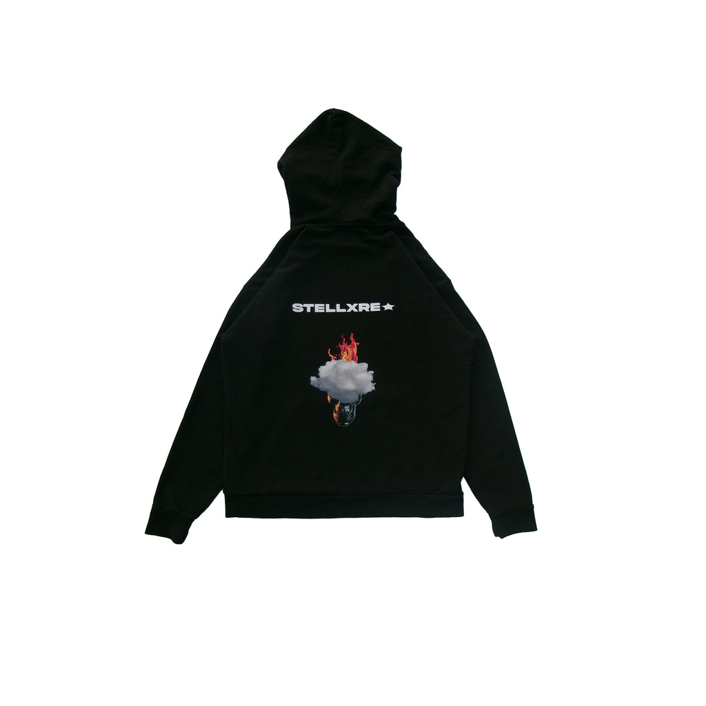 SKULL HOODIE BLACK
